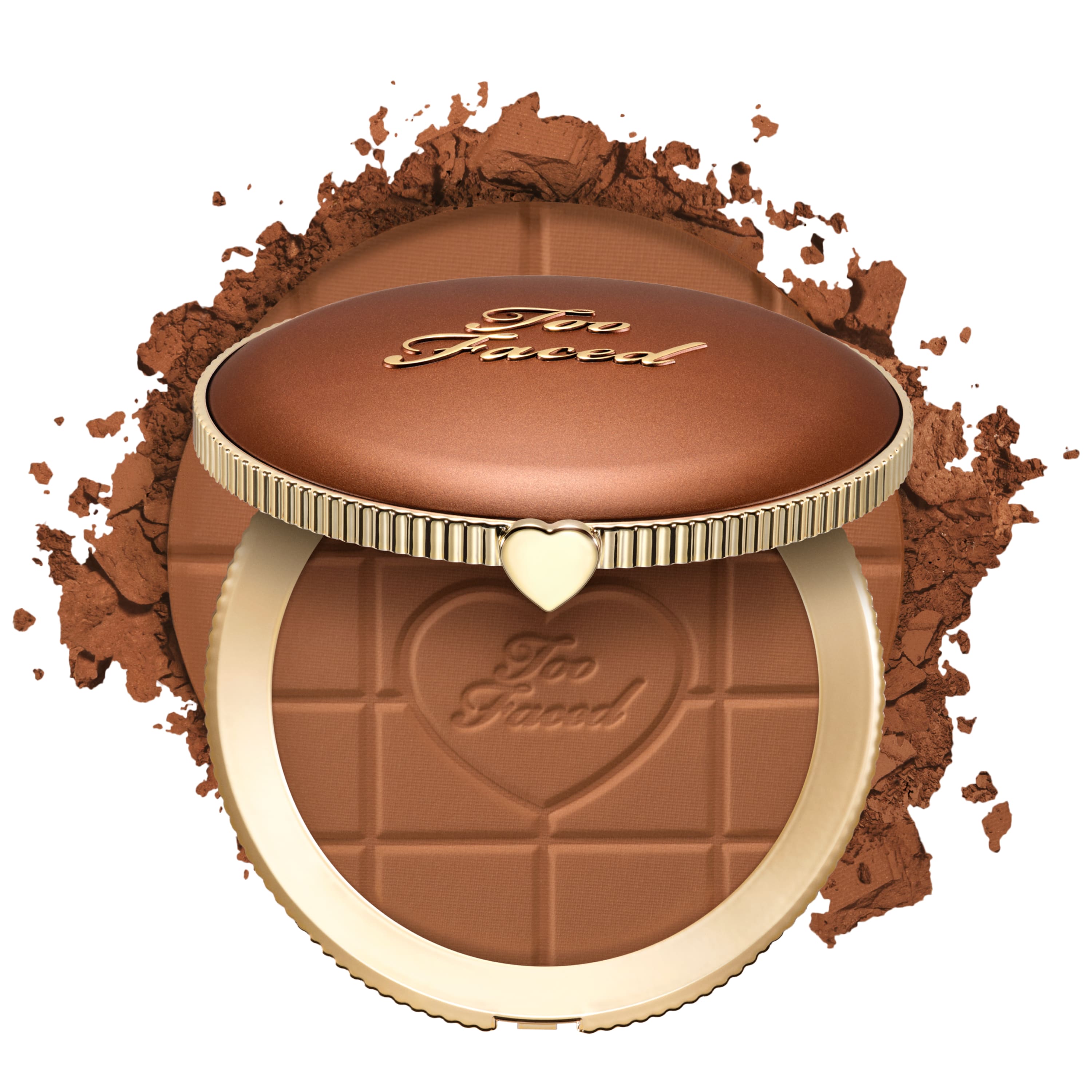 Chocolate Soleil Matte Blurring Bronzer, Milk Chocolate, NET WT. 0.28 OZ. / 8.0 g