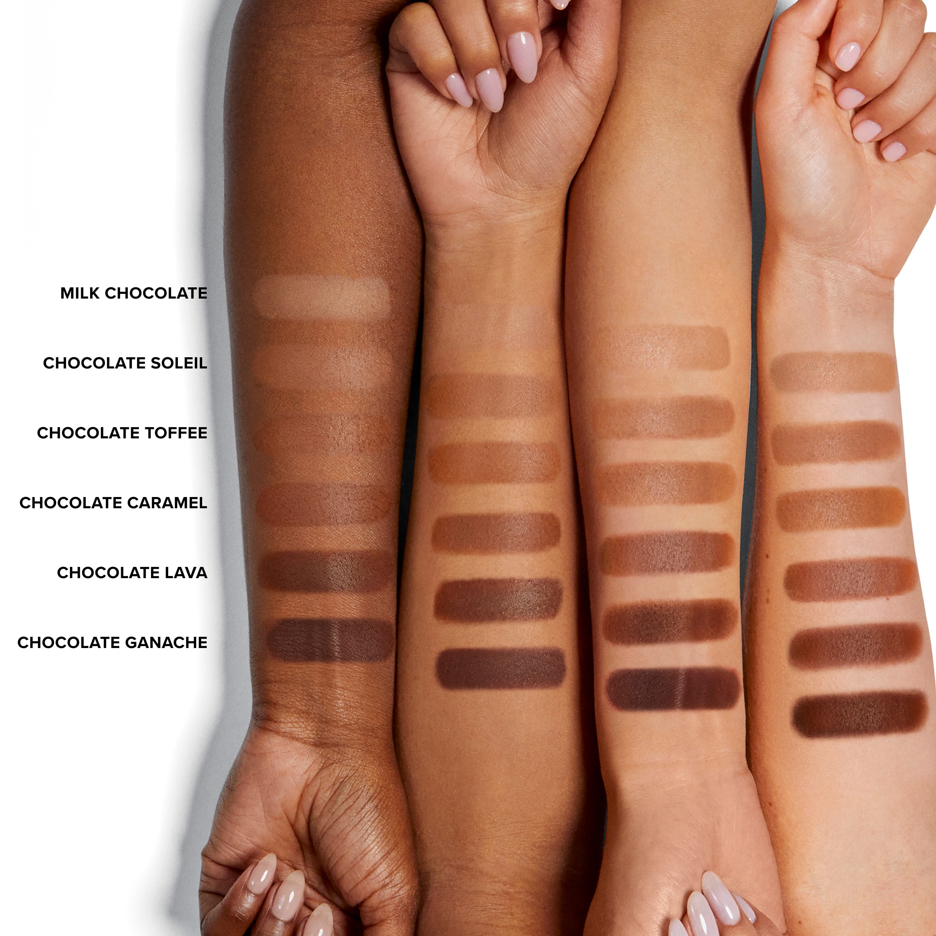 Chocolate Soleil Matte Blurring Bronzer, Milk Chocolate, NET WT. 0.28 OZ. / 8.0 g