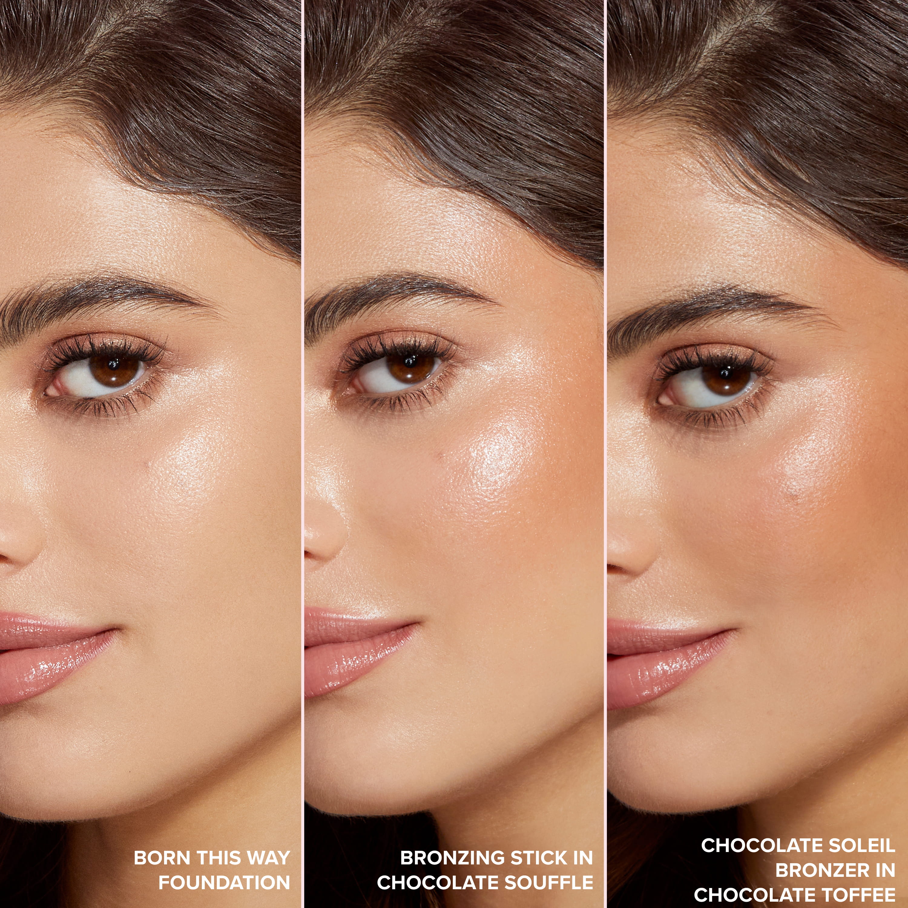 Chocolate Soleil Matte Blurring Bronzer, Milk Chocolate, NET WT. 0.28 OZ. / 8.0 g