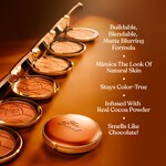 Chocolate Soleil Matte Blurring Bronzer, Milk Chocolate, NET WT. 0.28 OZ. / 8.0 g