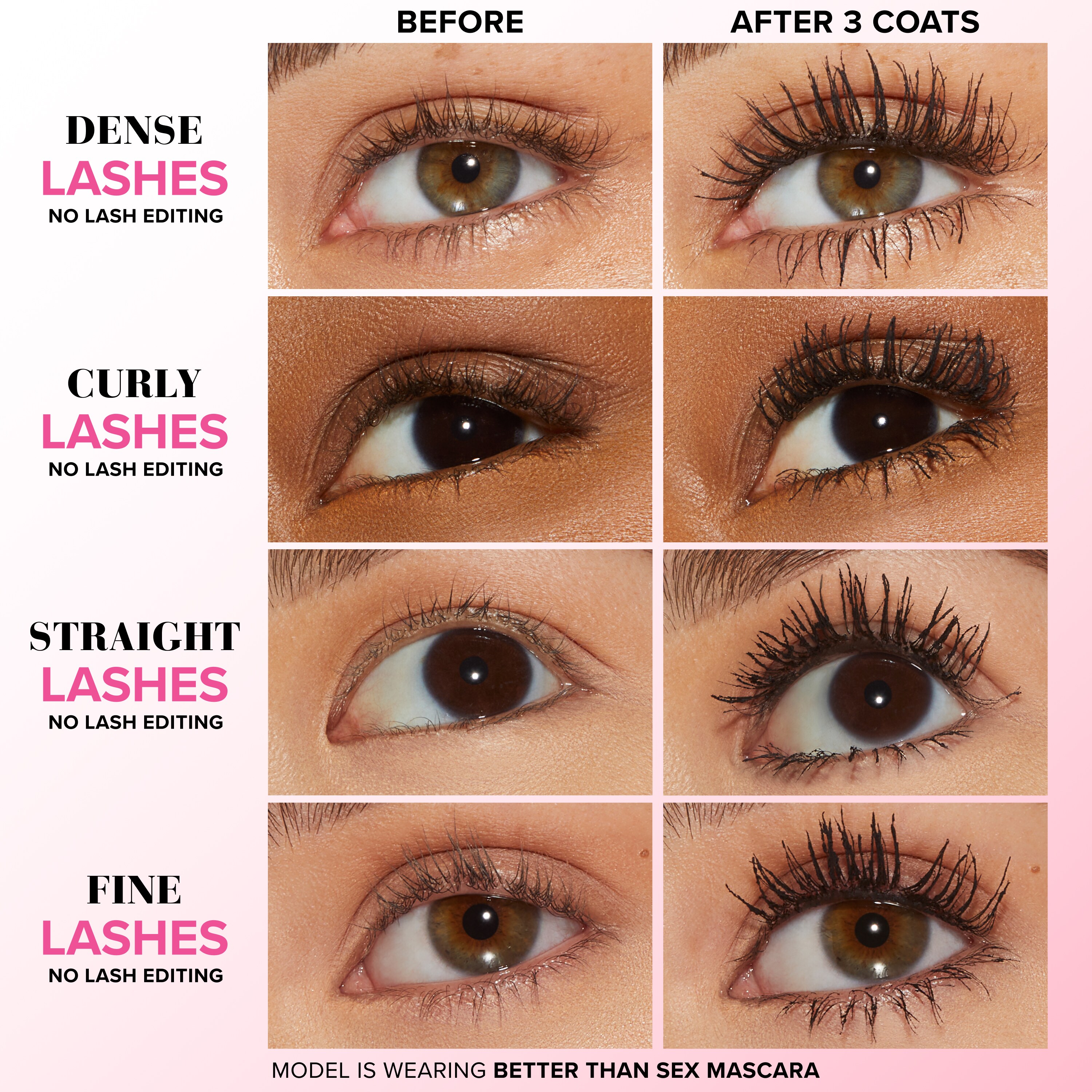 Better Than Sex Volumizing Mascara Duo Holiday 2026, NET WT. 0.54 OZ. / 16.0 mL