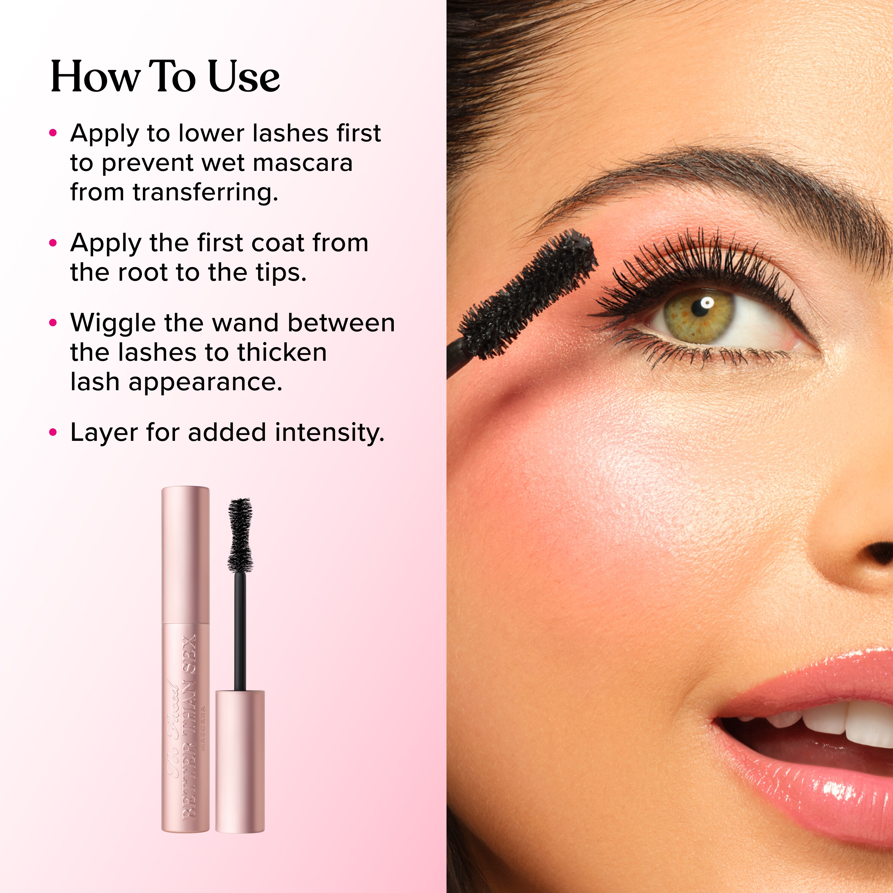 Better Than Sex Volumizing Mascara Duo Holiday 2026, NET WT. 0.54 OZ. / 16.0 mL