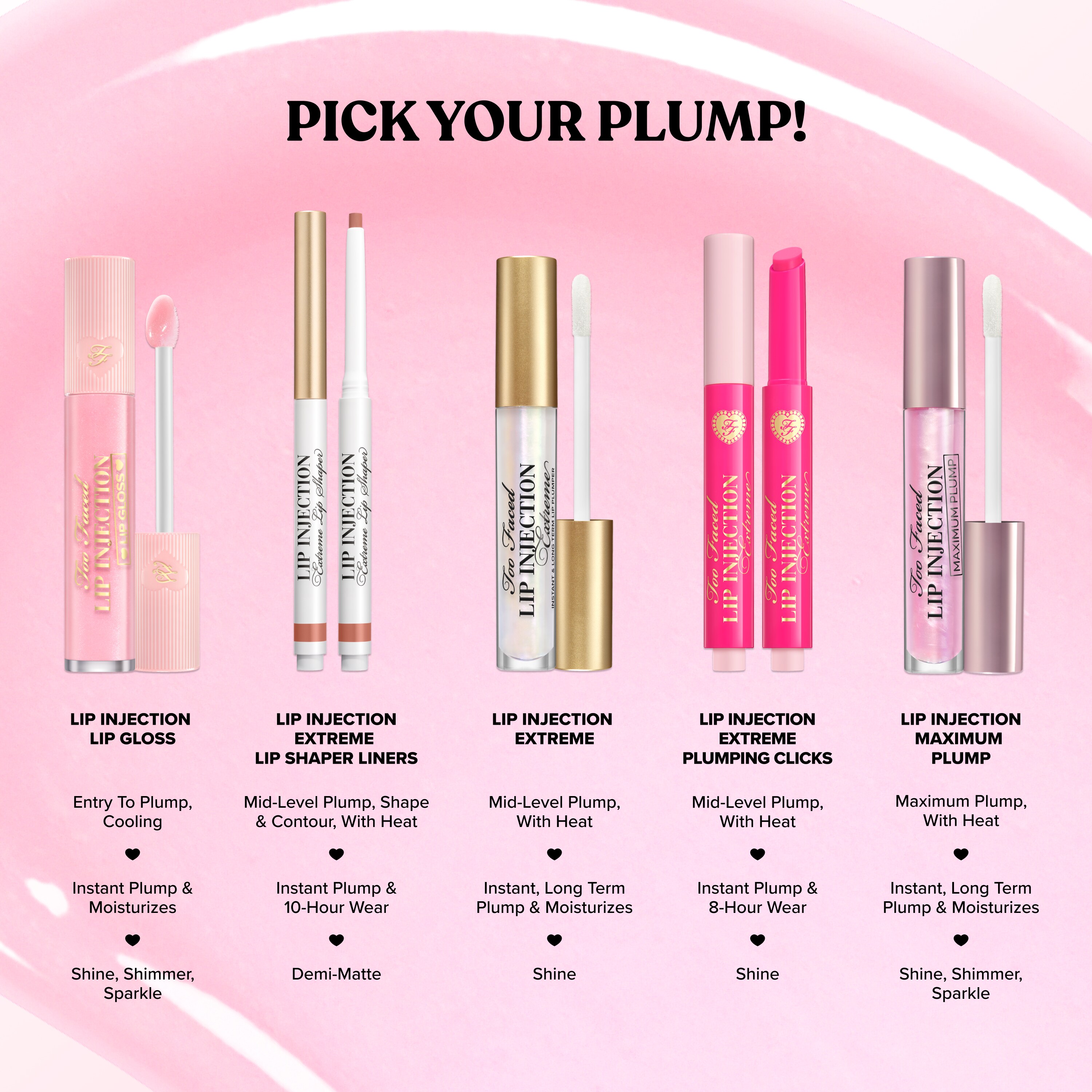 Lip Injection Maximum Plump Lip Gloss Duo Holiday 2026, NET WT. 0.28 OZ. / 8.0 g