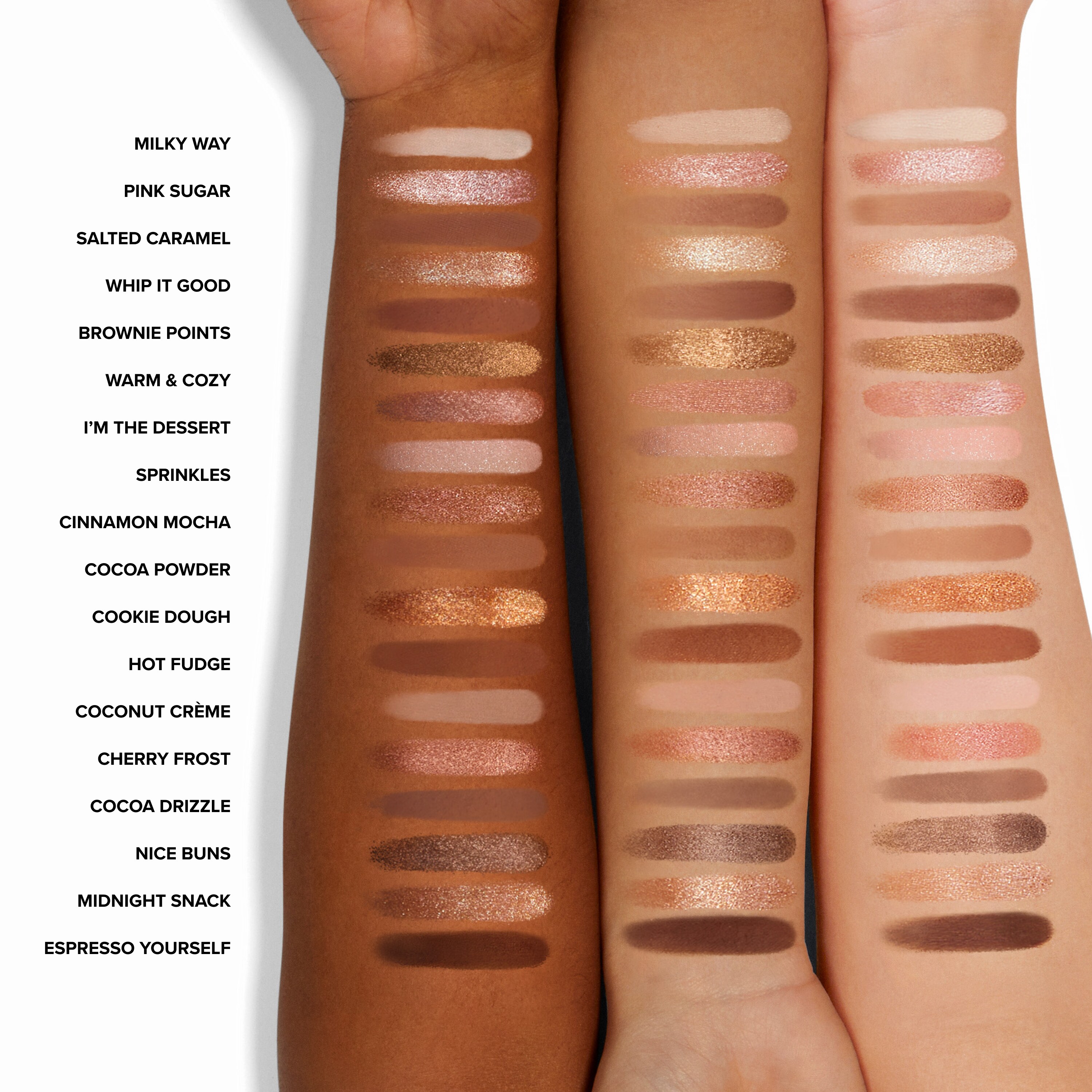 Chocolate Nudes Eye Shadow Palette, NET WT. 0.63 OZ. / 18.0 g