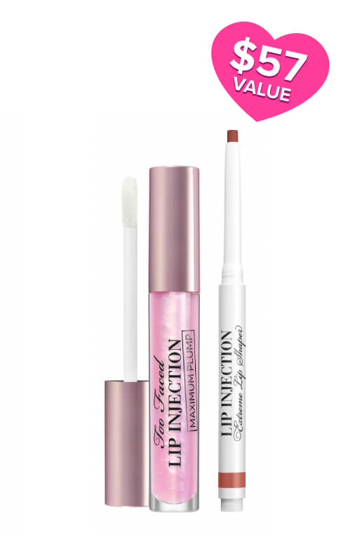 Lip Injection Plumping Lip Liner & Gloss Set